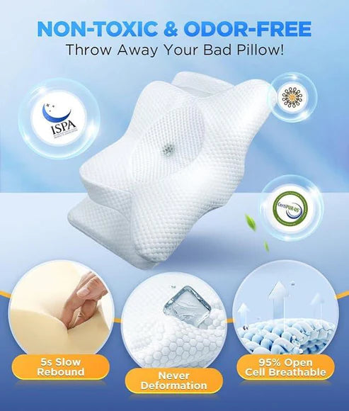 Ease & Thrive™ Memory Foam Cervical Pillow