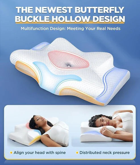 Ease & Thrive™ Memory Foam Cervical Pillow