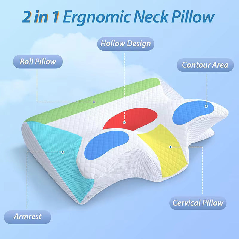Ease & Thrive™ Memory Foam Cervical Pillow